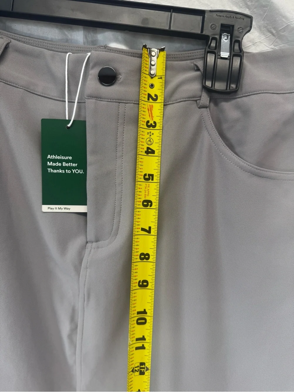 NWT Halara High Waisted Midi Pencil Skirt Gray Stretch Athleisure L - Picture 10 of 11